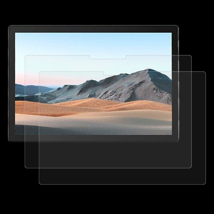 2 PCS 9H 2.5D Explosion-proof Tempered Tablet Glass Film For MicroSoft Surface Book 3 15 inch