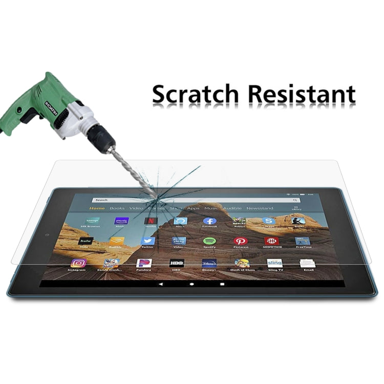 2 PCS 9H 2.5D Explosion-proof Tempered Tablet Glass Film For Amazon Kindle Fire HD 10 2019
