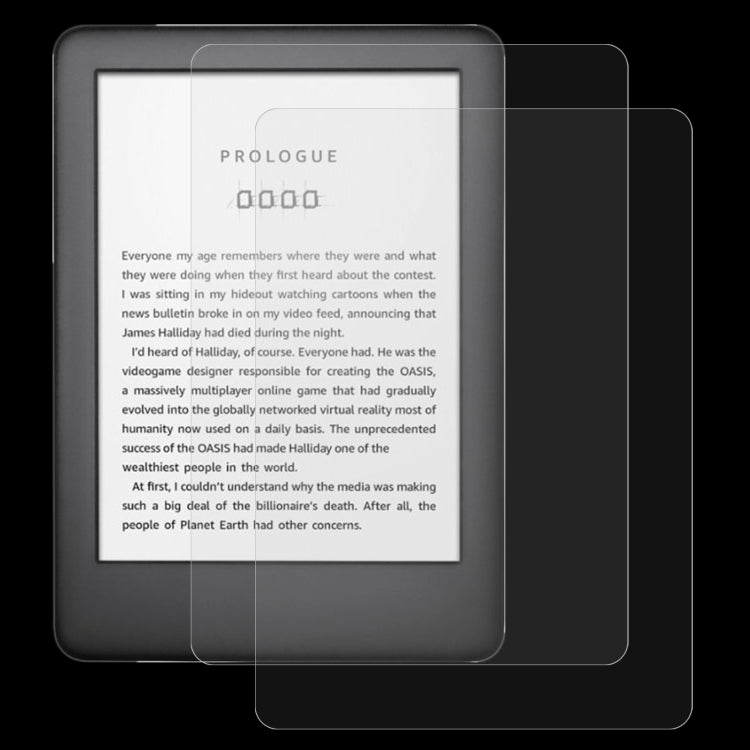 2 PCS 9H 2.5D Explosion-proof Tempered Tablet Glass Film For Amazon Kindle 2019