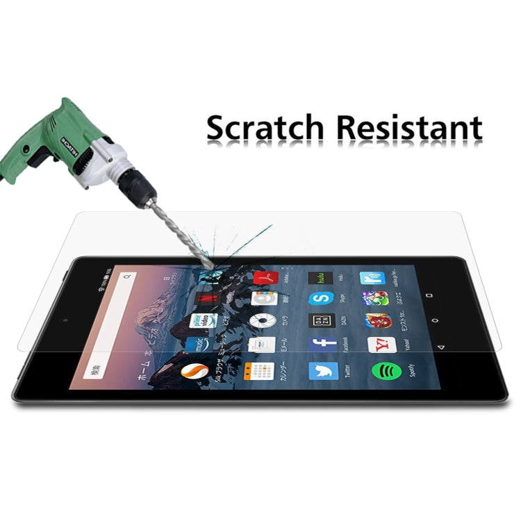 2 PCS 9H 2.5D Explosion-proof Tempered Tablet Glass Film For Amazon Kindle Fire HD 8 2018