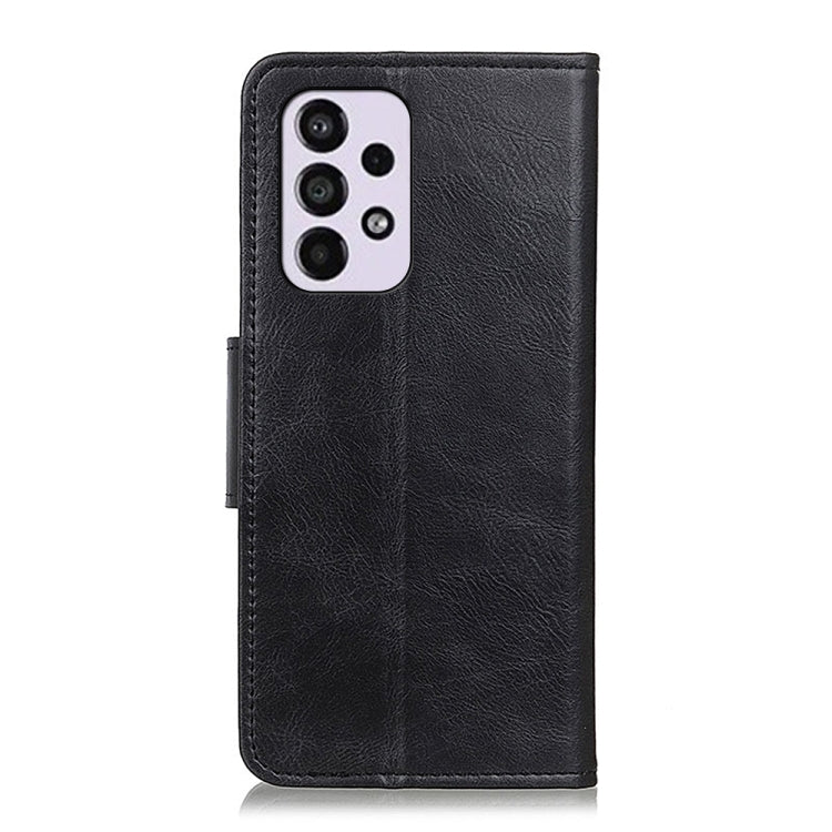 For Samsung Galaxy A33 5G Mirren Crazy Horse Texture Horizontal Flip Leather Phone Case with Holder & Card Slots & Wallet
