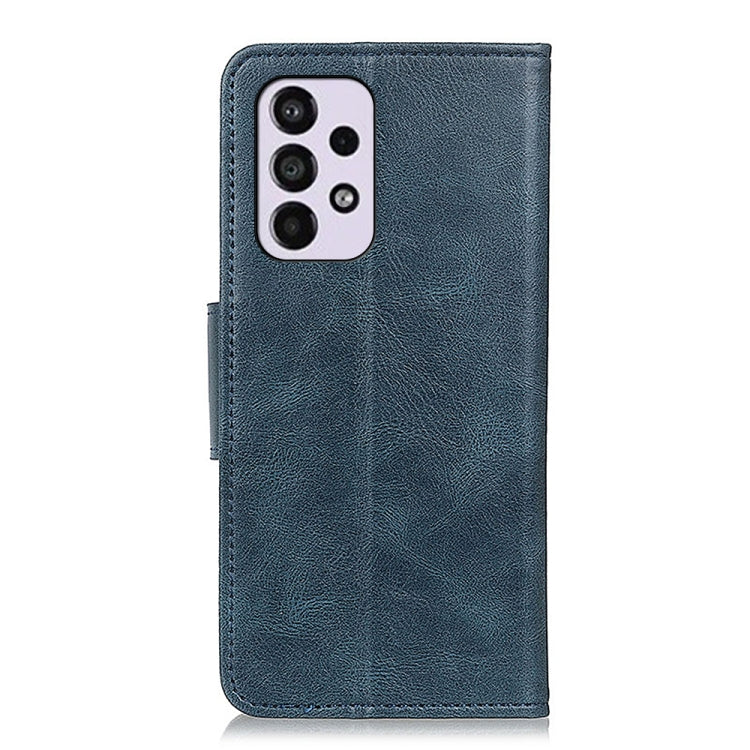 For Samsung Galaxy A33 5G Mirren Crazy Horse Texture Horizontal Flip Leather Phone Case with Holder & Card Slots & Wallet