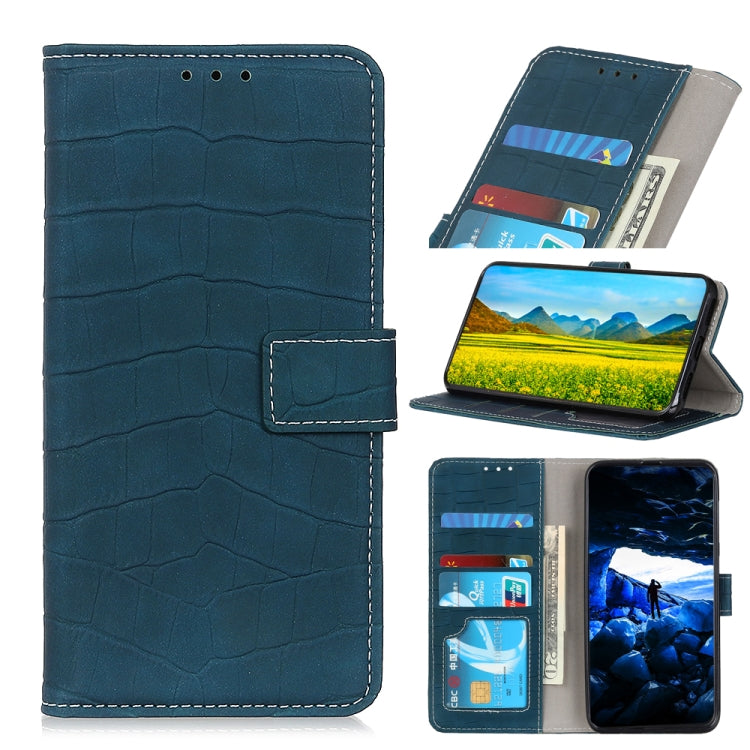 For Samsung Galaxy A33 5G Magnetic Crocodile Texture Horizontal Flip Leather Phone Case with Holder & Card Slots & Wallet