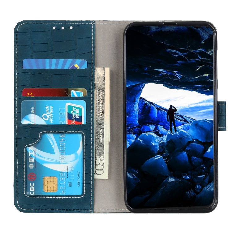 For Samsung Galaxy A33 5G Magnetic Crocodile Texture Horizontal Flip Leather Phone Case with Holder & Card Slots & Wallet