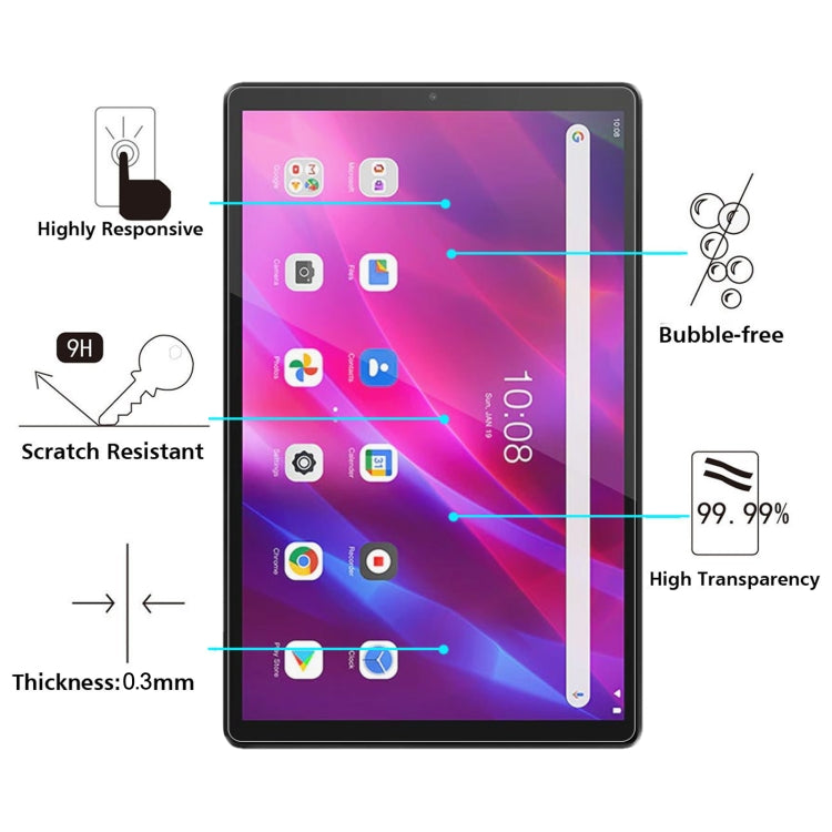 25 PCS 9H 2.5D Explosion-proof Tempered Tablet Glass Film For Lenovo K10 TB-X6C6X