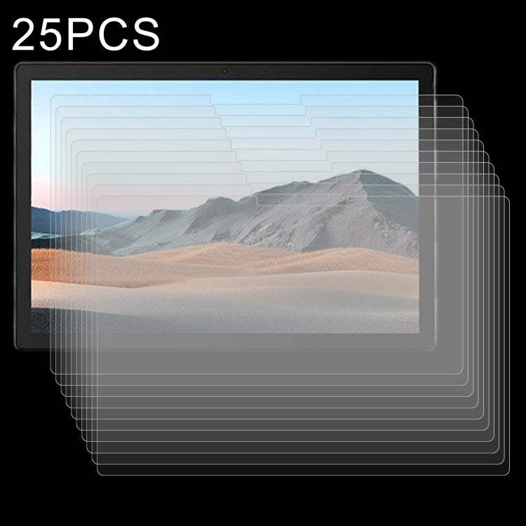 25 PCS 9H 2.5D Explosion-proof Tempered Tablet Glass Film For MicroSoft Surface Book 3 15 inch