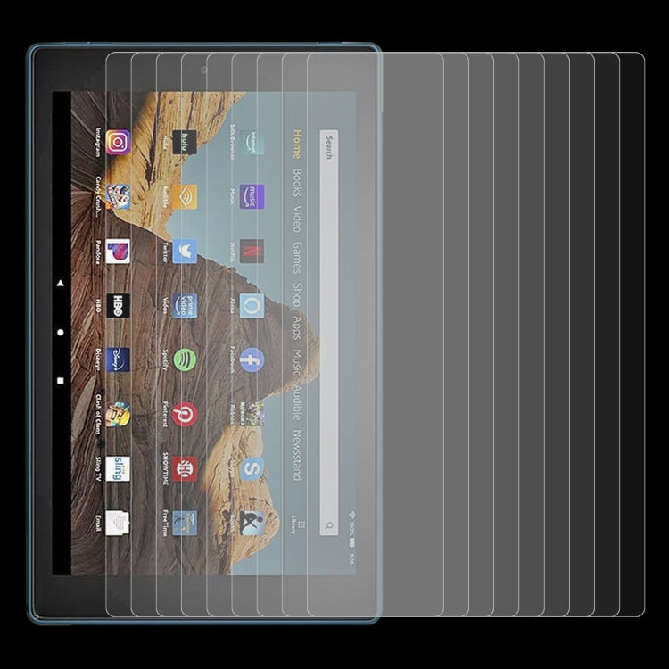 25 PCS 9H 2.5D Explosion-proof Tempered Tablet Glass Film For Amazon Kindle Fire HD 10 2019