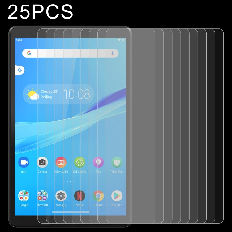 25 PCS 9H 2.5D Explosion-proof Tempered Tablet Glass Film For Lenovo Tab M8 HD