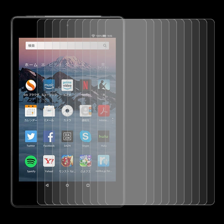 25 PCS 9H 2.5D Explosion-proof Tempered Tablet Glass Film For Amazon Kindle Fire HD 8 2018