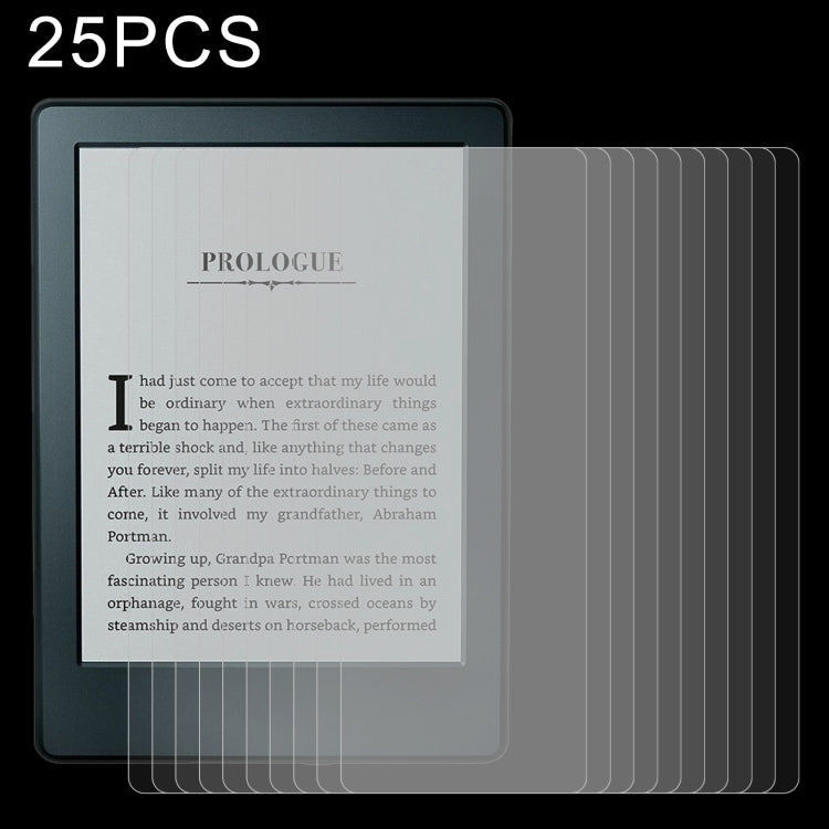 25 PCS 9H 2.5D Explosion-proof Tempered Tablet Glass Film For Amazon Kindle 8th 2016
