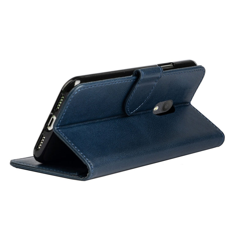 For Alcatel 1C (2019) Calfskin Texture Horizontal Flip Leather Case with Holder & Card Slots