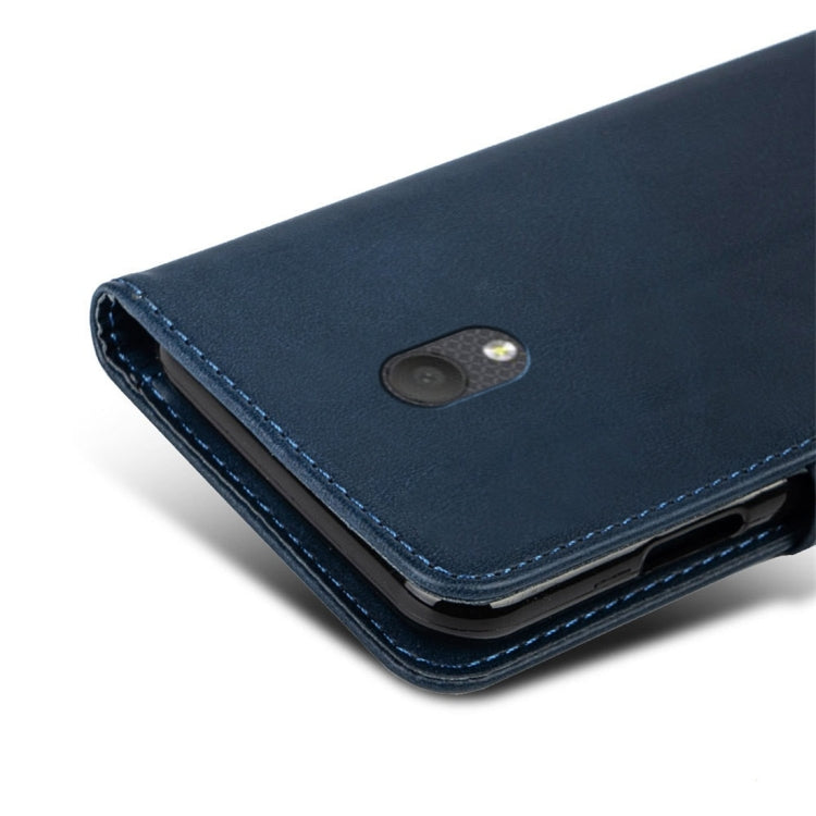 For Alcatel 1C (2019) Calfskin Texture Horizontal Flip Leather Case with Holder & Card Slots