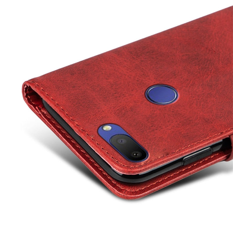 For Alcatel 1S Calfskin Texture Horizontal Flip Leather Case with Holder & Card Slots
