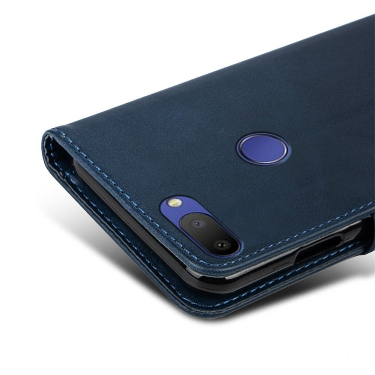 For Alcatel 1S Calfskin Texture Horizontal Flip Leather Case with Holder & Card Slots