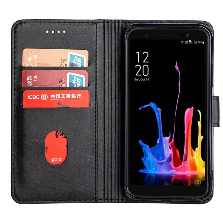 For Asus Zenfone Lite L1 (ZA551KL) Calfskin Texture Horizontal Flip Leather Case with Holder & Card Slots