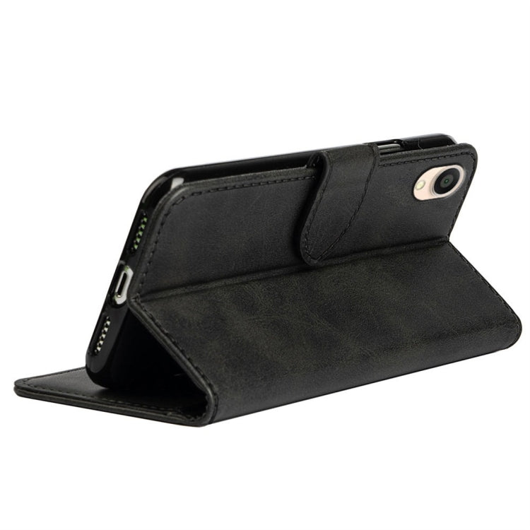 For Asus Zenfone Lite L1 (ZA551KL) Calfskin Texture Horizontal Flip Leather Case with Holder & Card Slots