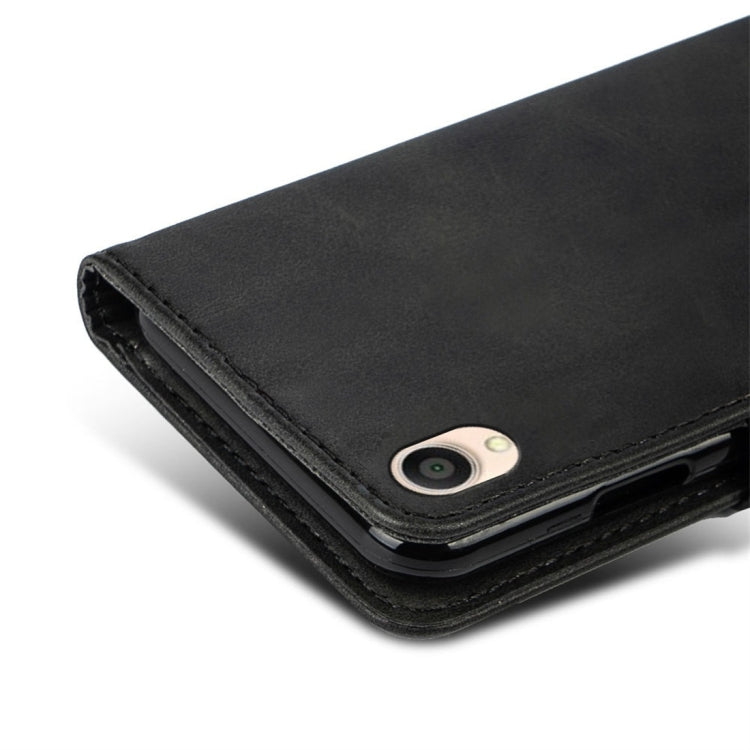 For Asus Zenfone Lite L1 (ZA551KL) Calfskin Texture Horizontal Flip Leather Case with Holder & Card Slots