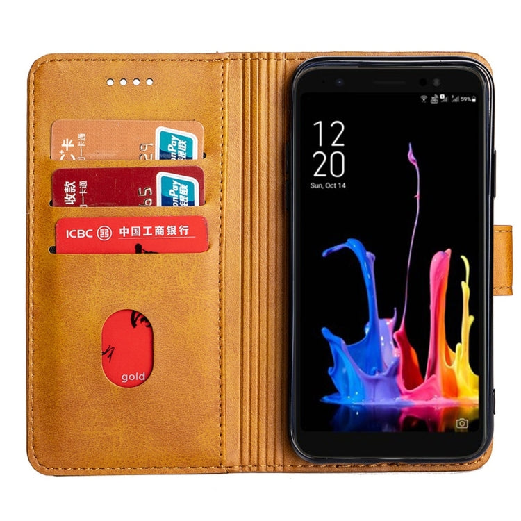 For Asus Zenfone Lite L1 (ZA551KL) Calfskin Texture Horizontal Flip Leather Case with Holder & Card Slots