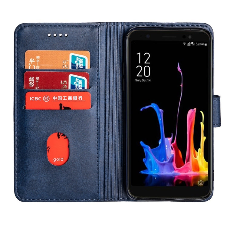For Asus Zenfone Lite L1 (ZA551KL) Calfskin Texture Horizontal Flip Leather Case with Holder & Card Slots