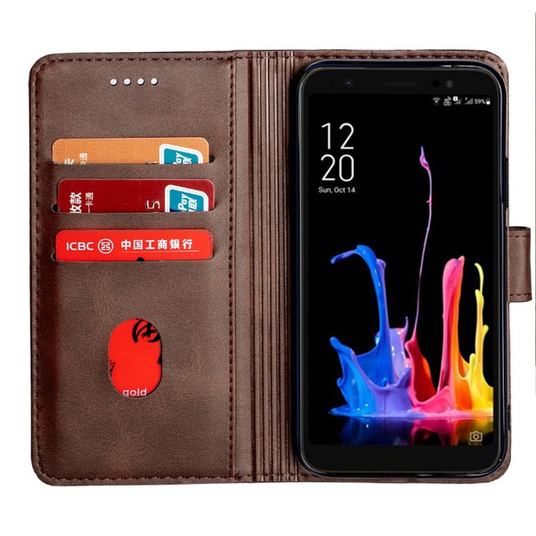 For Asus Zenfone Lite L1 (ZA551KL) Calfskin Texture Horizontal Flip Leather Case with Holder & Card Slots