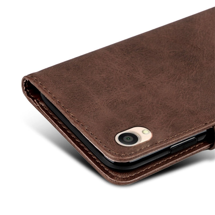 For Asus Zenfone Lite L1 (ZA551KL) Calfskin Texture Horizontal Flip Leather Case with Holder & Card Slots