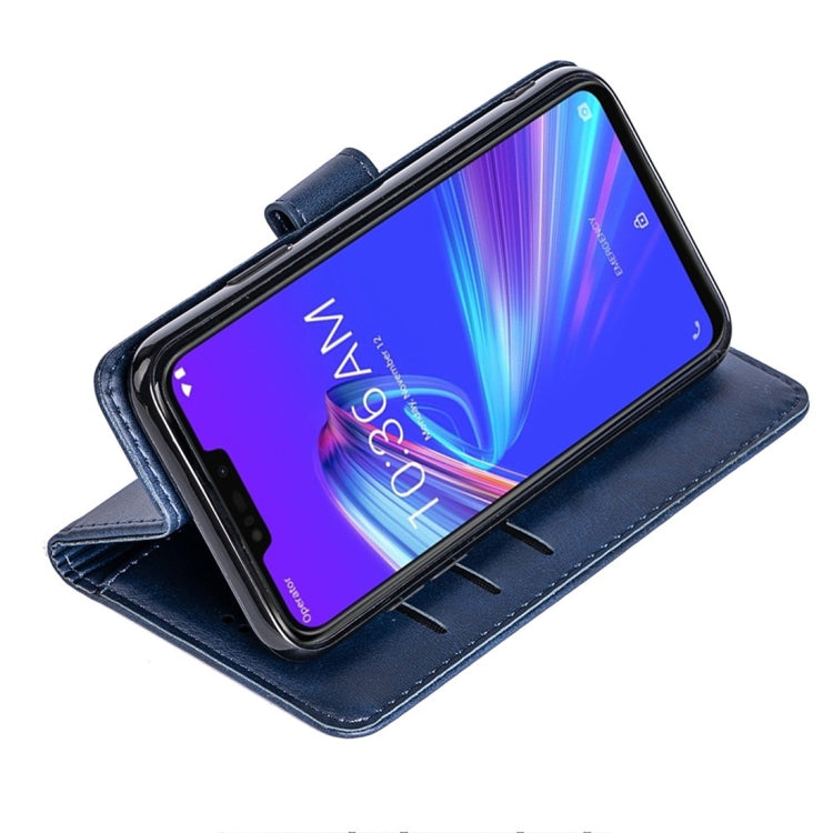 For Asus ZenFone Max M2 (ZB633KL) Calfskin Texture Horizontal Flip Leather Case with Holder & Card Slots