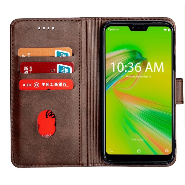 For Asus Zenfone Max Plus M2 (ZB634KL) Calfskin Texture Horizontal Flip Leather Case with Holder & Card Slots