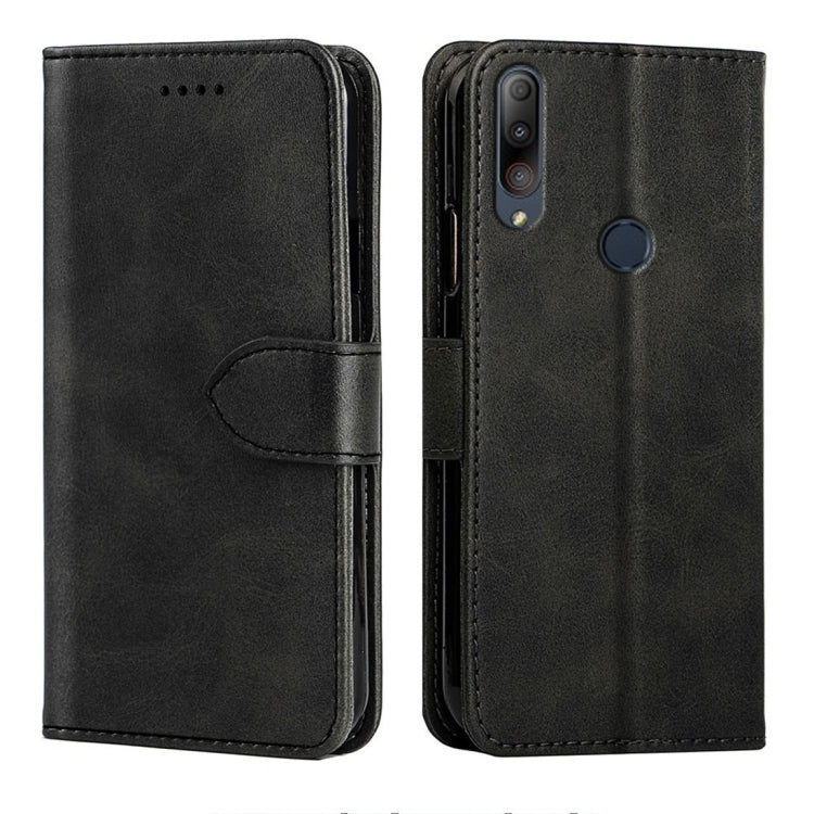 For Asus ZenFone Max Shot (ZB634KL) Calfskin Texture Horizontal Flip Leather Case with Holder & Card Slots