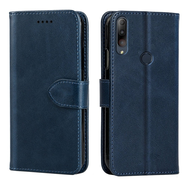 For Asus ZenFone Max Shot (ZB634KL) Calfskin Texture Horizontal Flip Leather Case with Holder & Card Slots