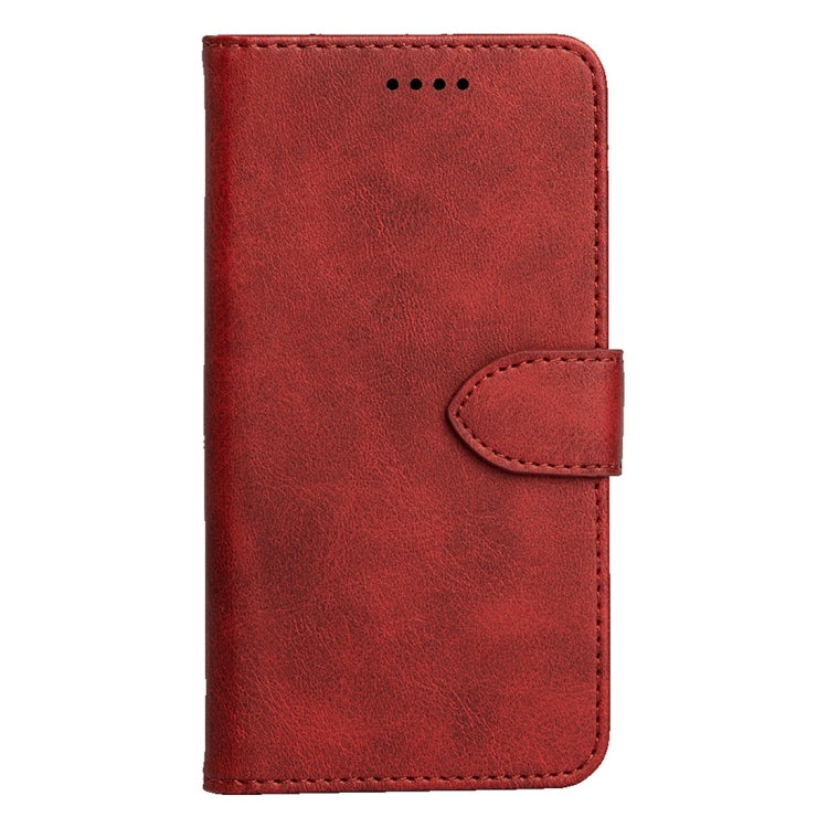 For Galaxy A90 5G Calfskin Texture Horizontal Flip Leather Case with Holder & Card Slots