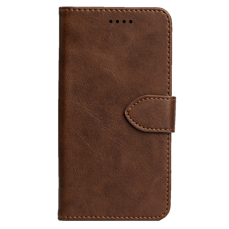 For Galaxy A90 5G Calfskin Texture Horizontal Flip Leather Case with Holder & Card Slots