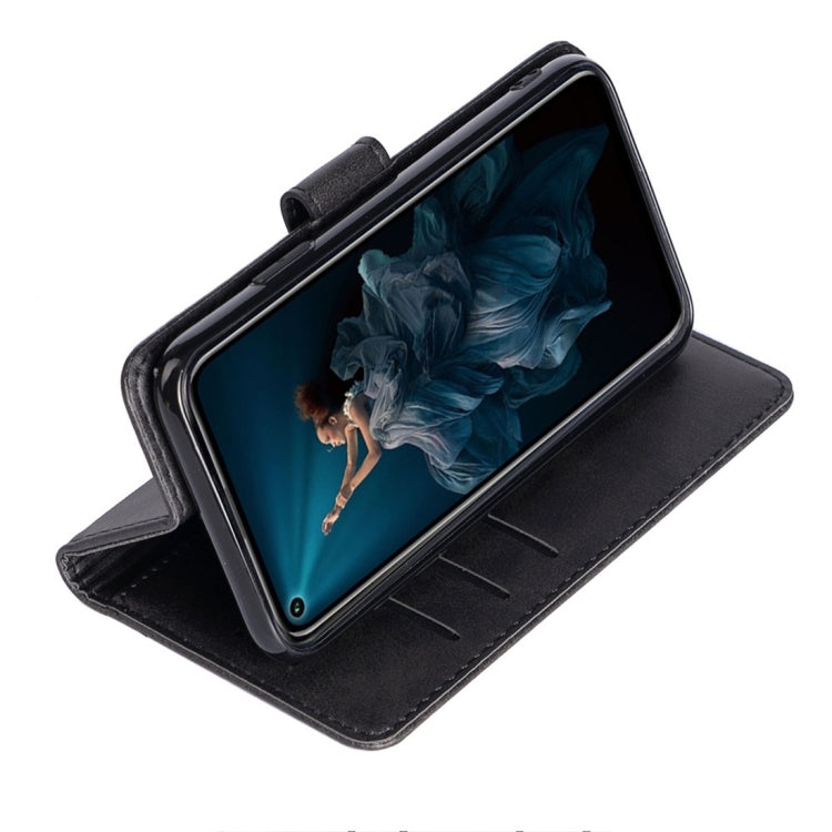 For Huawei Honor 20 Pro Calfskin Texture Horizontal Flip Leather Case with Holder & Card Slots
