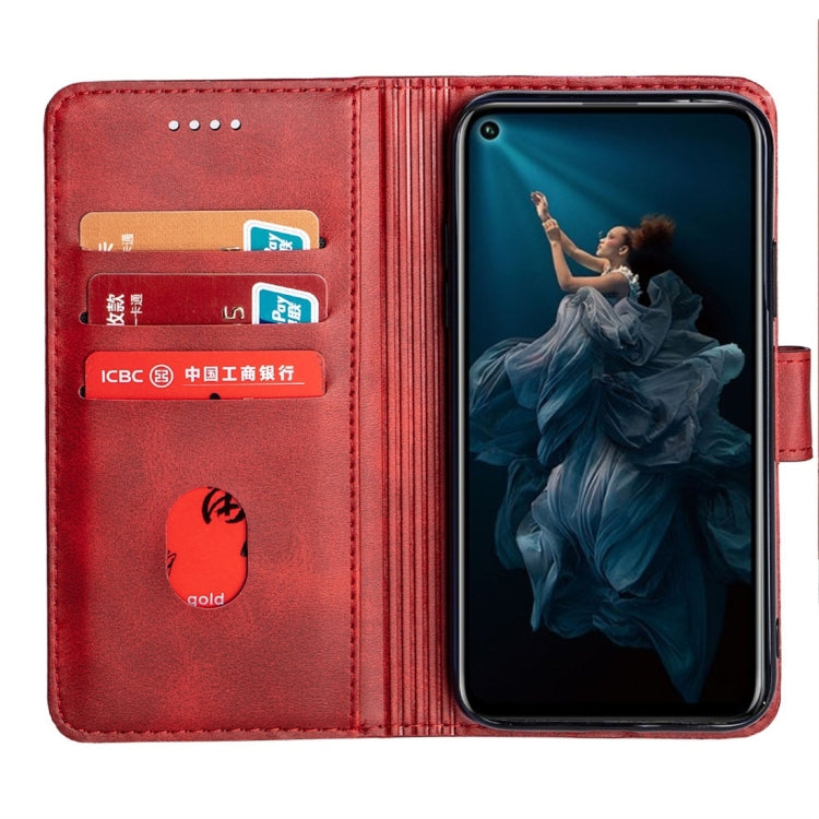 For Huawei Honor 20 Pro Calfskin Texture Horizontal Flip Leather Case with Holder & Card Slots