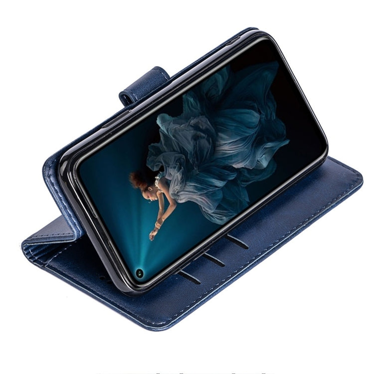 For Huawei Honor 20 Pro Calfskin Texture Horizontal Flip Leather Case with Holder & Card Slots