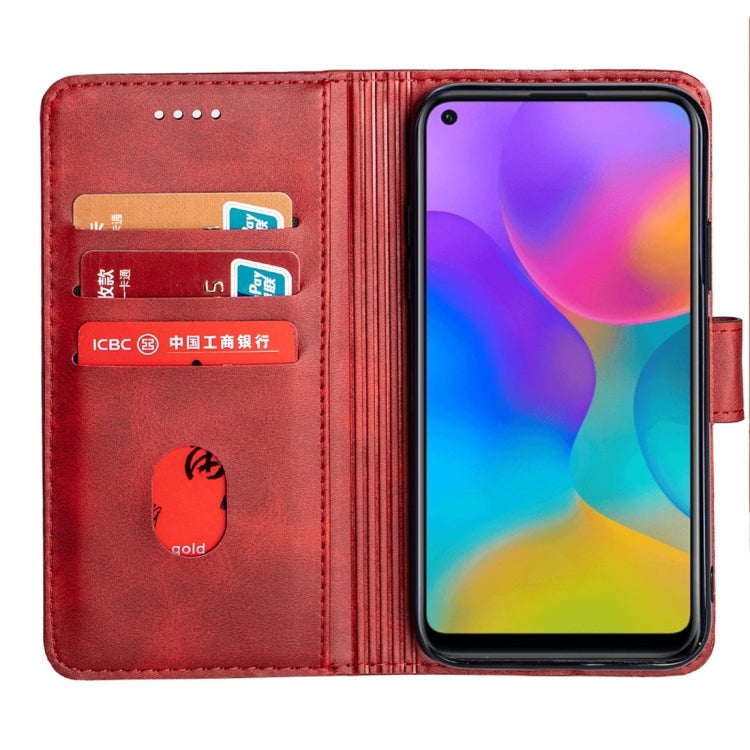 For Huawei Honor Play 3 Calfskin Texture Horizontal Flip Leather Case with Holder & Card Slots