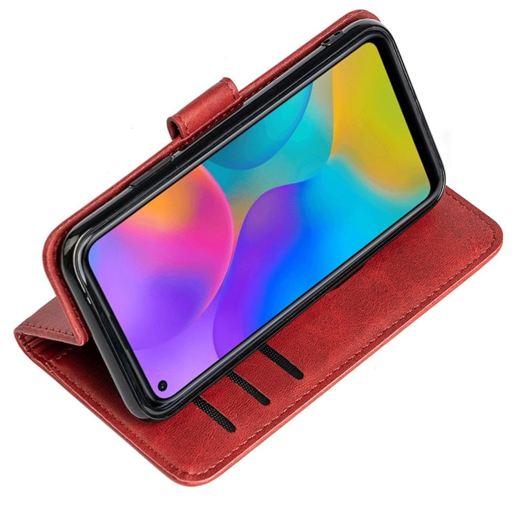 For Huawei Honor Play 3 Calfskin Texture Horizontal Flip Leather Case with Holder & Card Slots