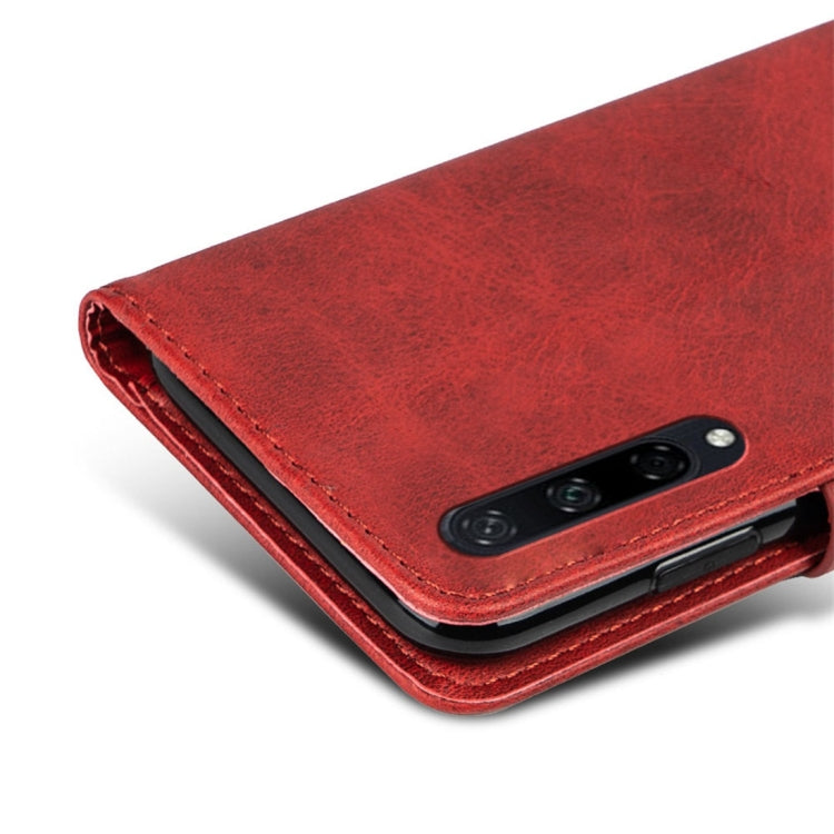 For Huawei Honor Play 3 Calfskin Texture Horizontal Flip Leather Case with Holder & Card Slots
