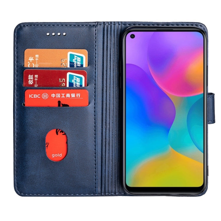 For Huawei Honor Play 3 Calfskin Texture Horizontal Flip Leather Case with Holder & Card Slots