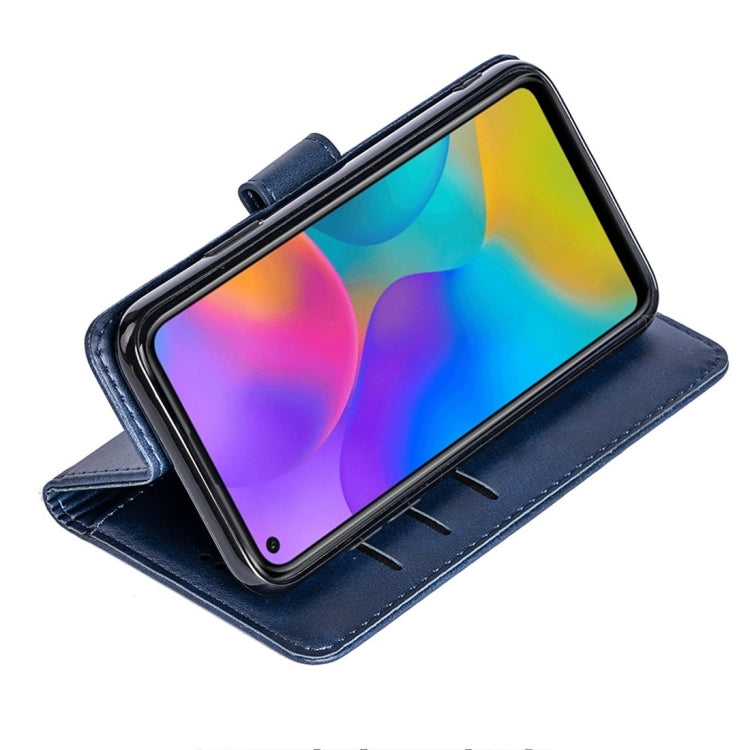 For Huawei Honor Play 3 Calfskin Texture Horizontal Flip Leather Case with Holder & Card Slots