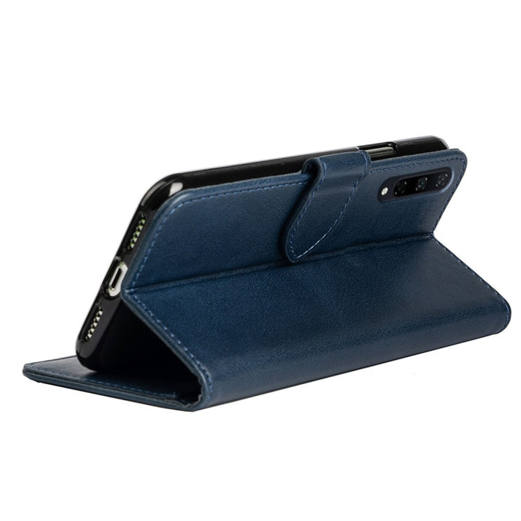 For Huawei Honor Play 3 Calfskin Texture Horizontal Flip Leather Case with Holder & Card Slots