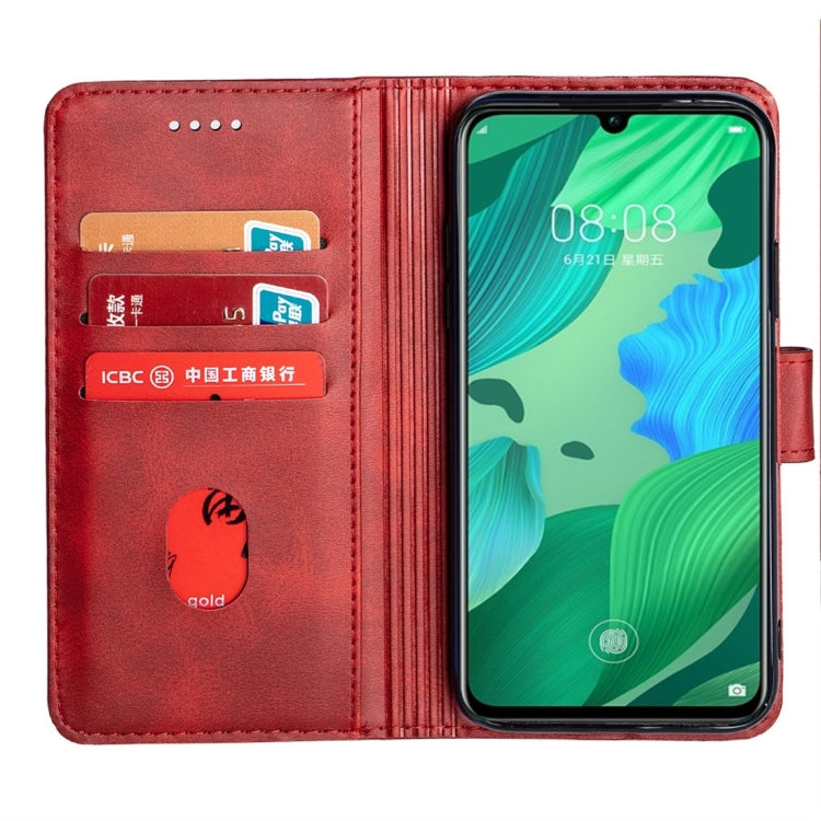 For Huawei nova 5 Calfskin Texture Horizontal Flip Leather Case with Holder & Card Slots