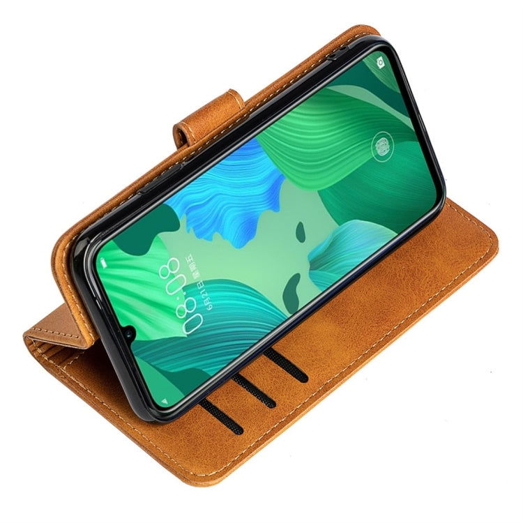 For Huawei nova 5 Calfskin Texture Horizontal Flip Leather Case with Holder & Card Slots