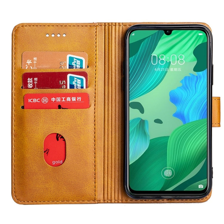 For Huawei nova 5 Calfskin Texture Horizontal Flip Leather Case with Holder & Card Slots