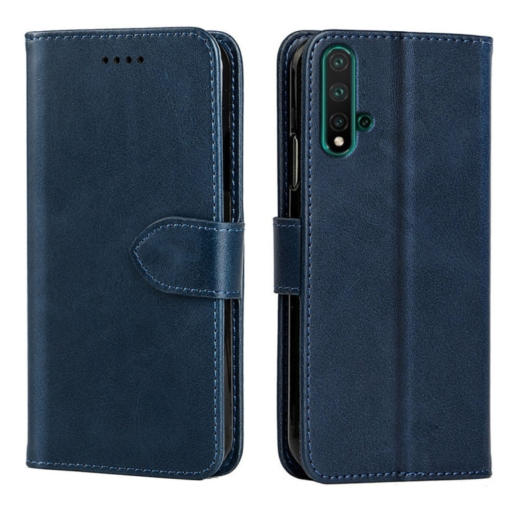 For Huawei nova 5 Calfskin Texture Horizontal Flip Leather Case with Holder & Card Slots
