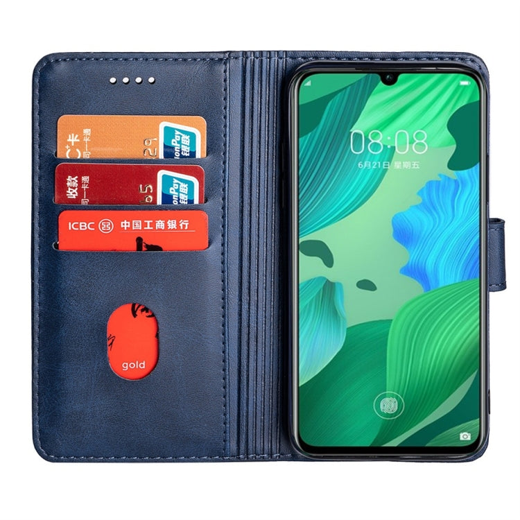 For Huawei nova 5 Calfskin Texture Horizontal Flip Leather Case with Holder & Card Slots