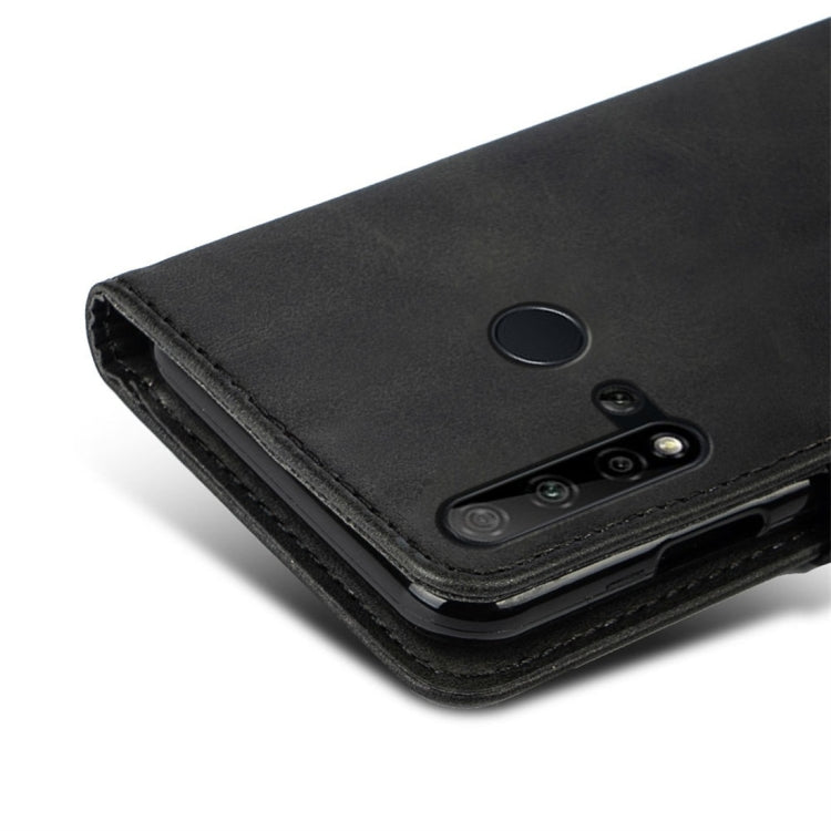 For Huawei nova 5i Calfskin Texture Horizontal Flip Leather Case with Holder & Card Slots