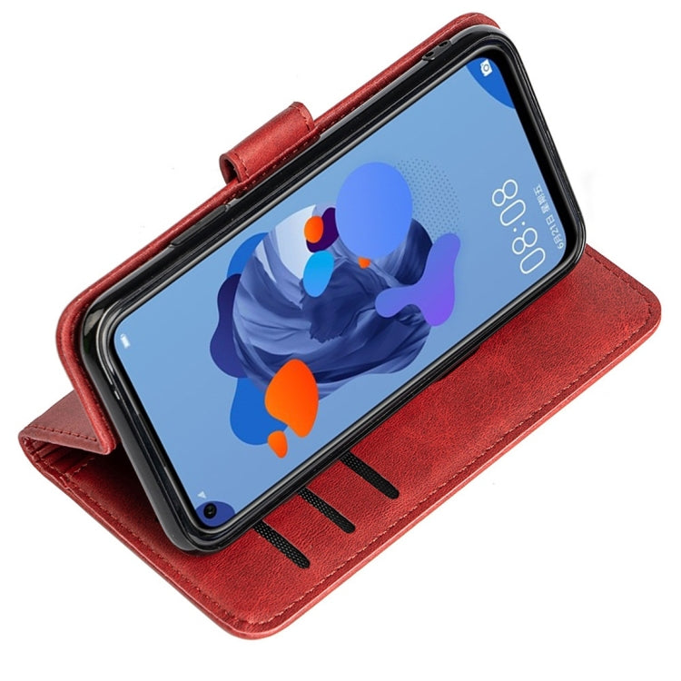 For Huawei nova 5i Calfskin Texture Horizontal Flip Leather Case with Holder & Card Slots