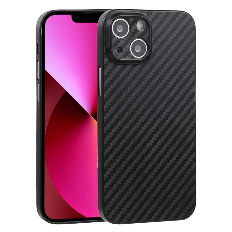 For iPhone 13 Carbon Fiber Texture PP Phone Case