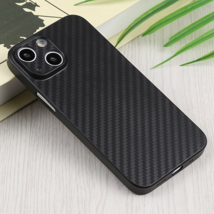 For iPhone 13 Carbon Fiber Texture PP Phone Case