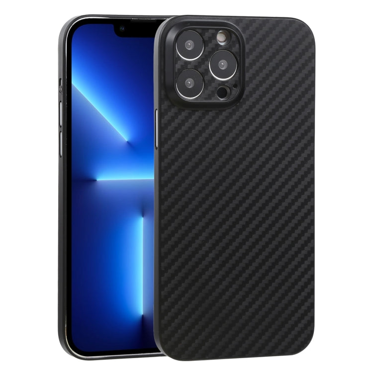 For iPhone 13 Pro Carbon Fiber Texture PP Phone Case